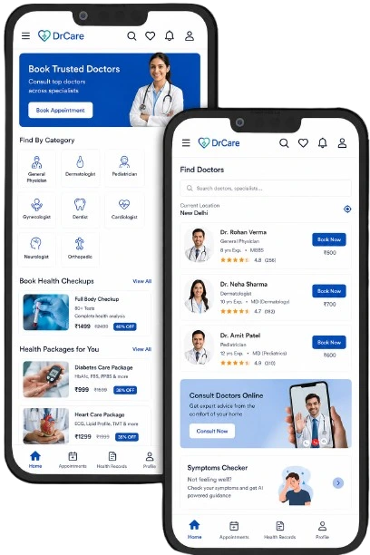 Practo Clone Platform Layout