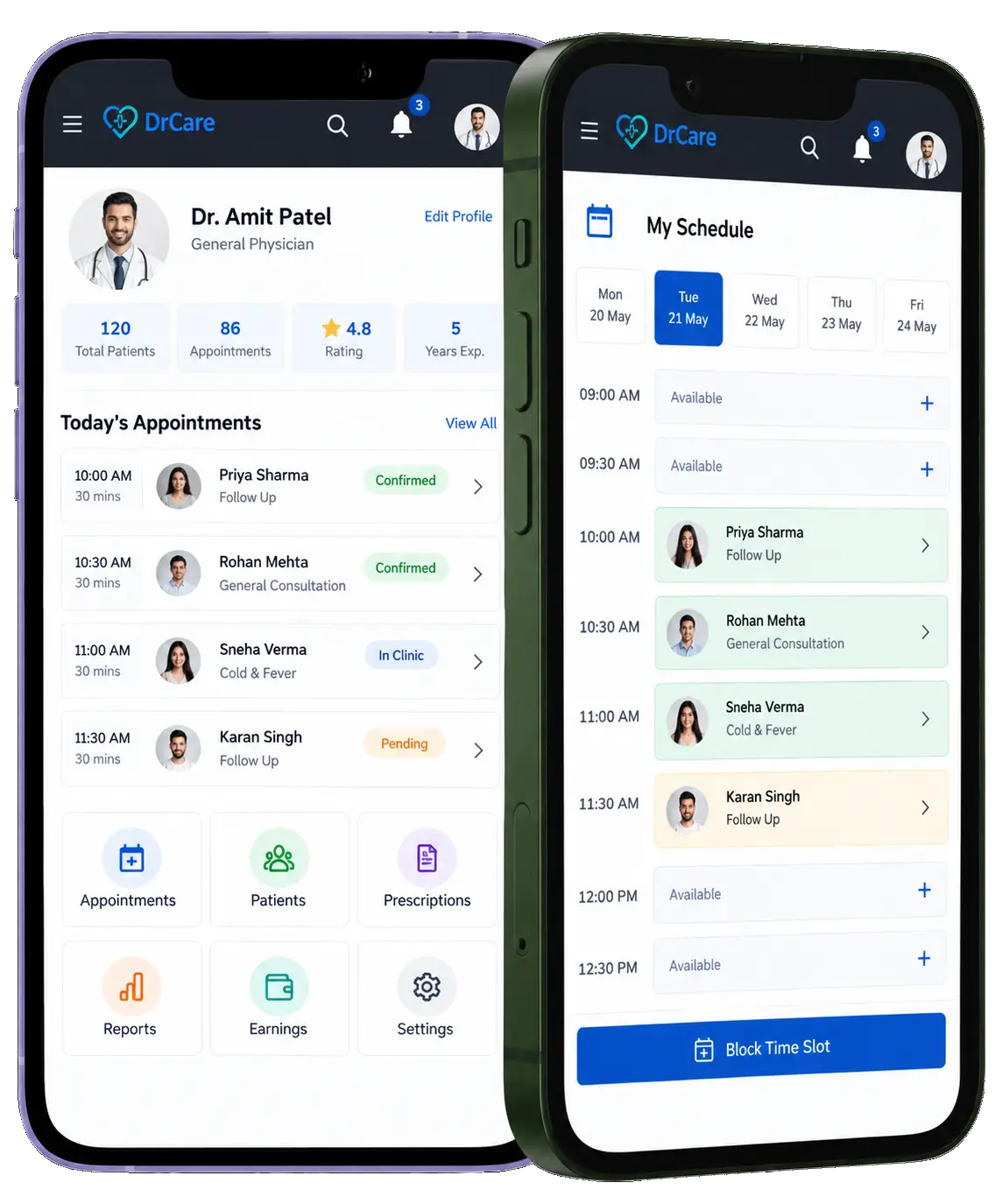 Practo Clone Doctor Clinical Suite