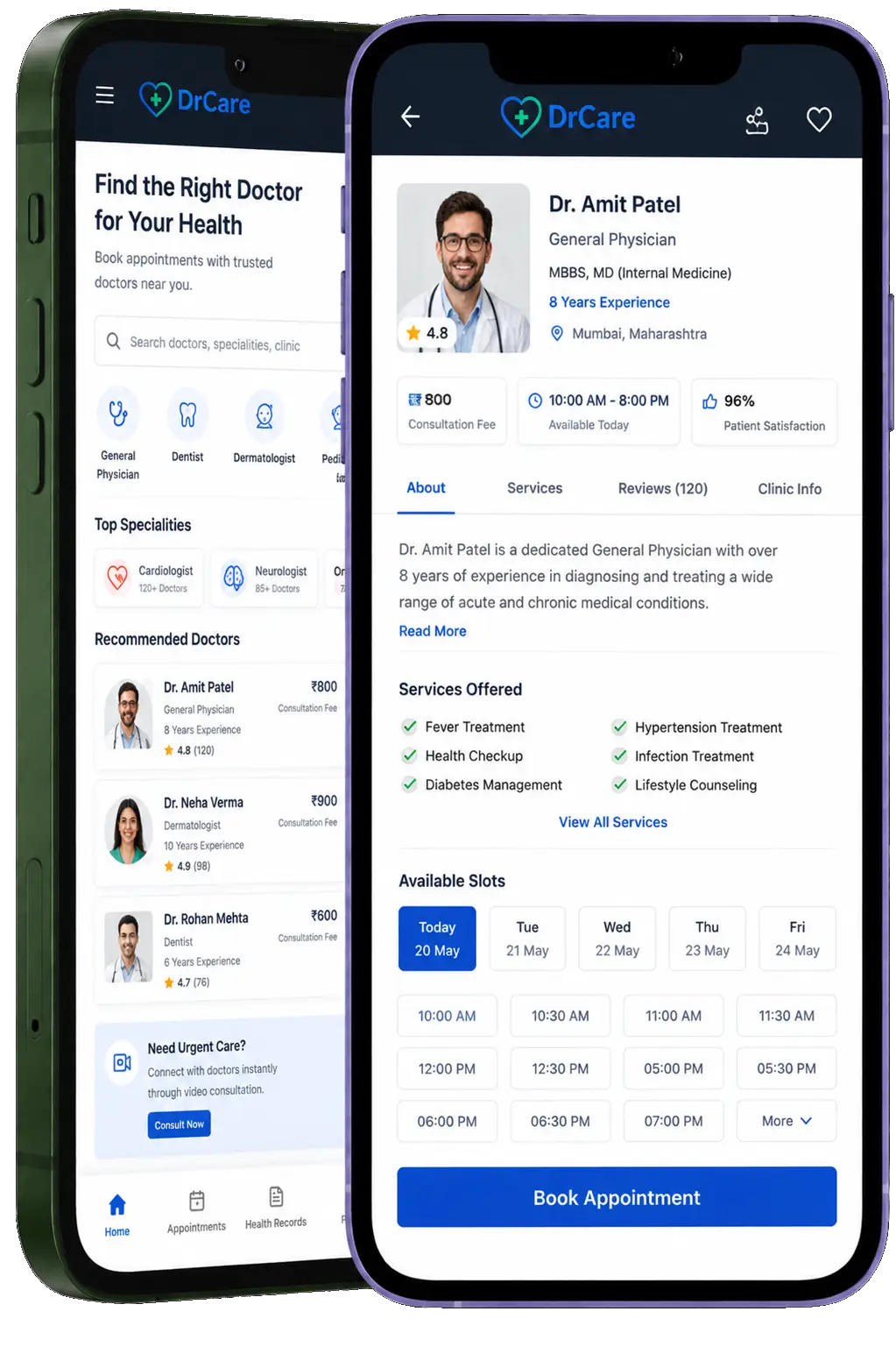 DrCare Patient Booking Portal